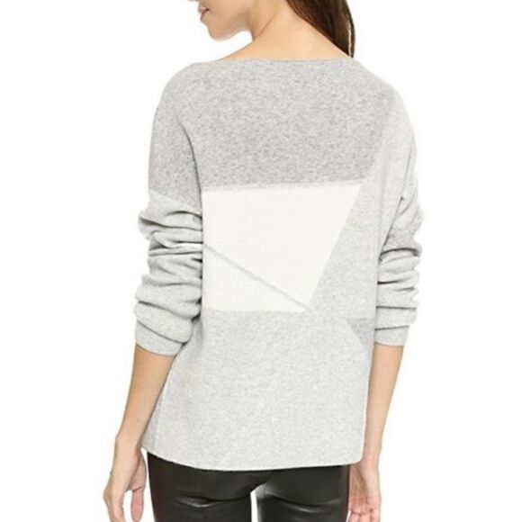 Vince Geometric Wool Sweater S - Picture 2 of 7